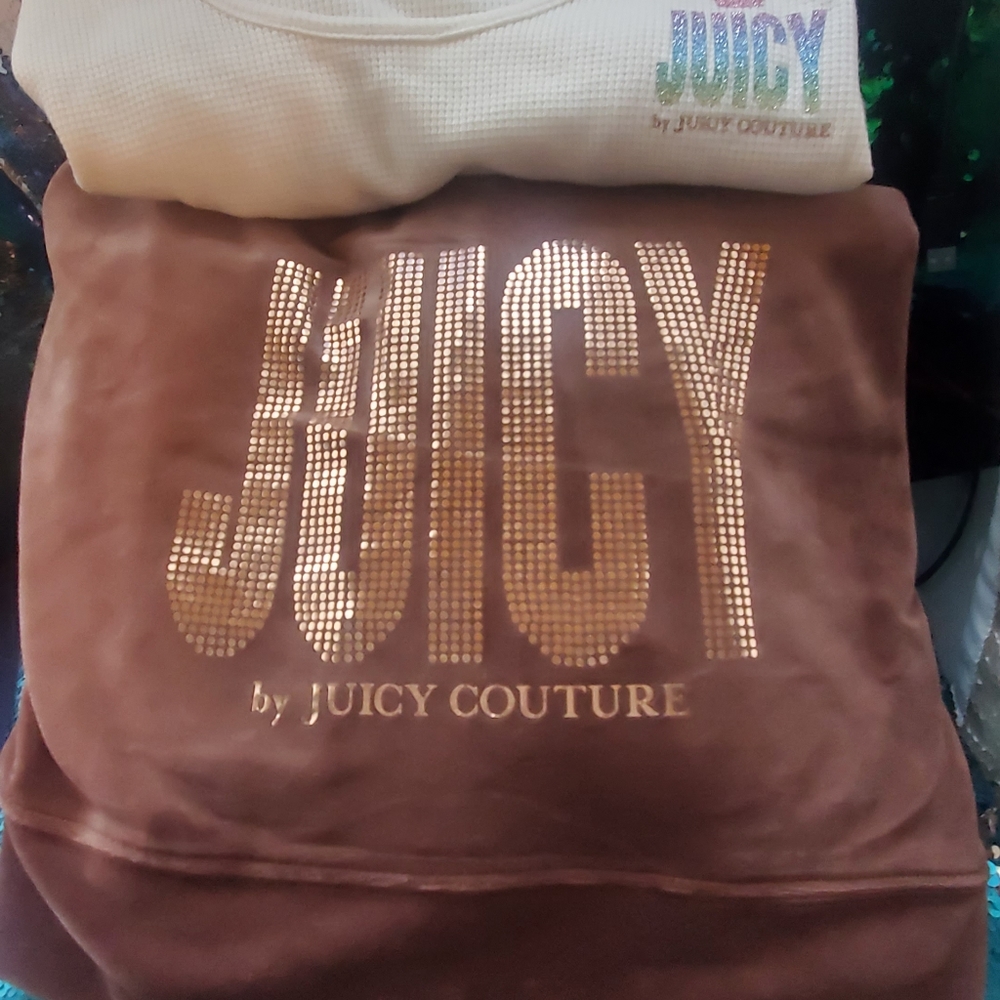 Juicy Couture 2 pieces:Track Jacket & Shirt